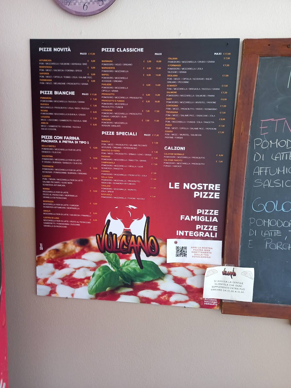 agriturismo il vulcano san sebastiano menu