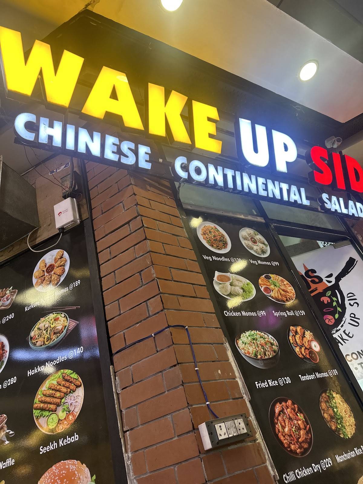 Wake Up Sid-The Cafeteria menu