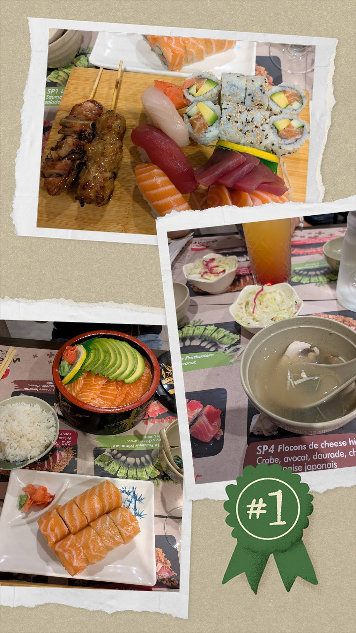 Menu de Le Wasabi Bourges