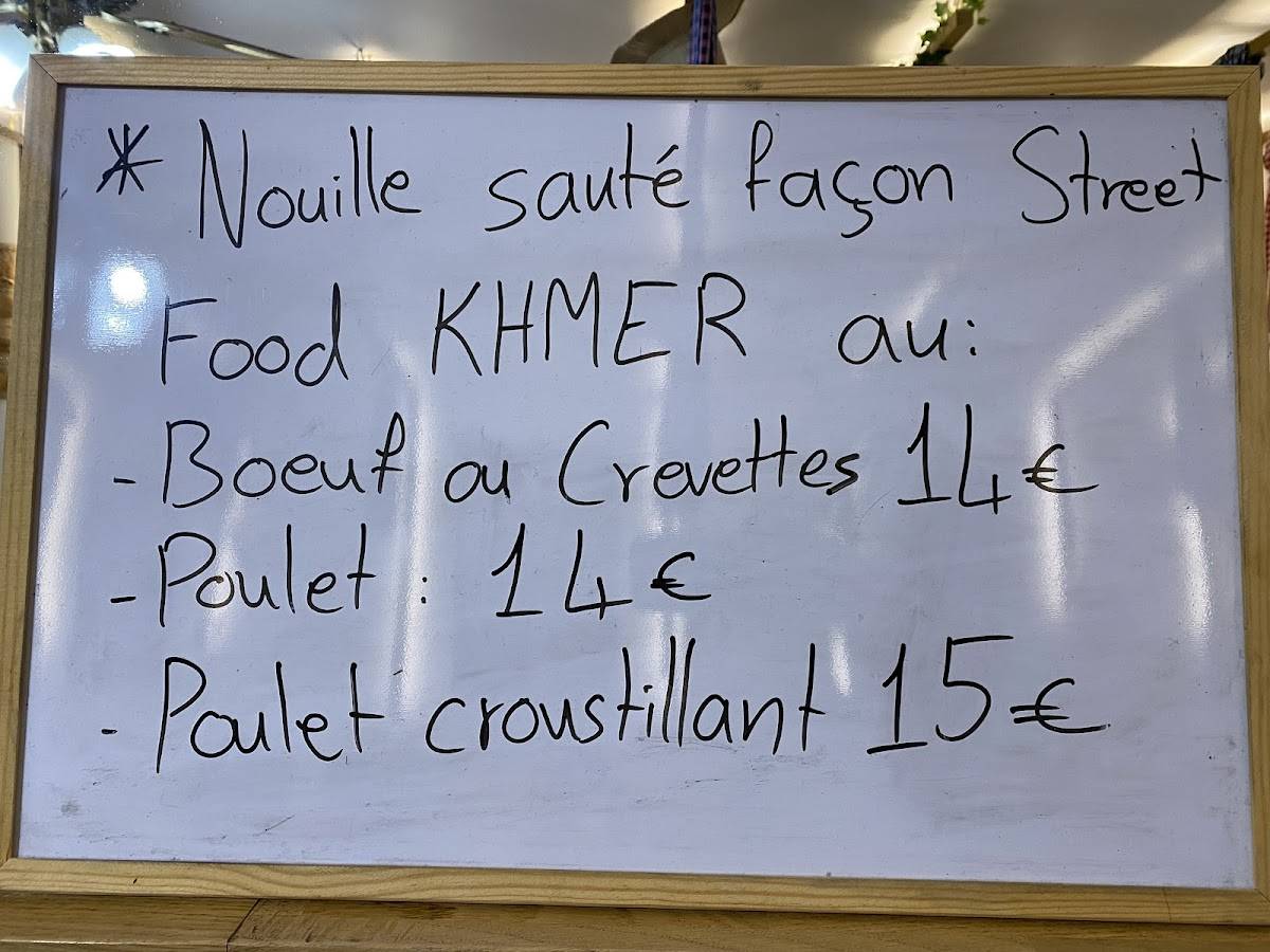 Menu de We Cantine Opéra
