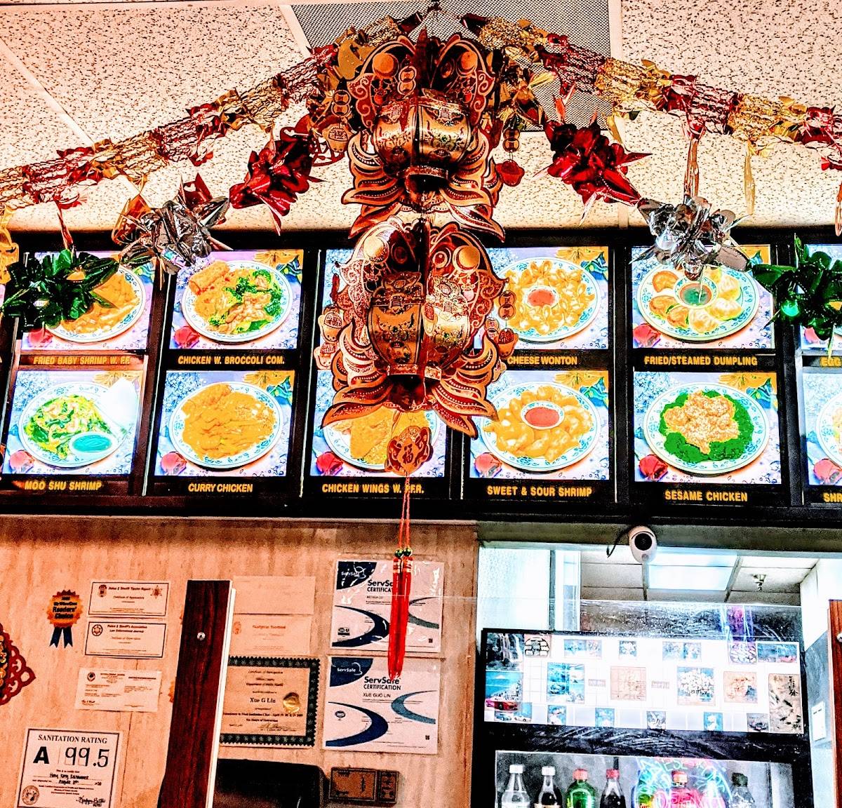Menu at Hong Kong Restaurant, Wilson