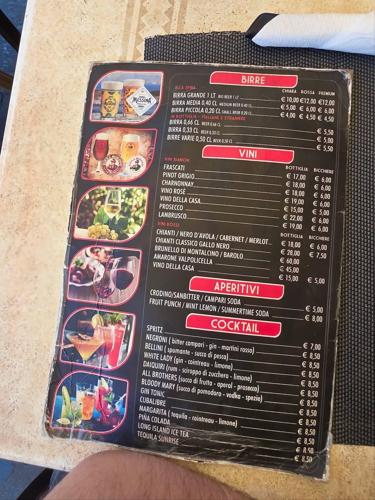 Menu di All Brothers 
