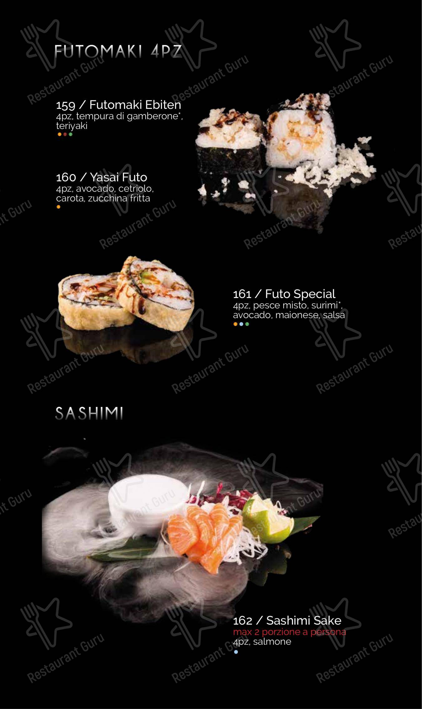 Menu per Xuan ristorante