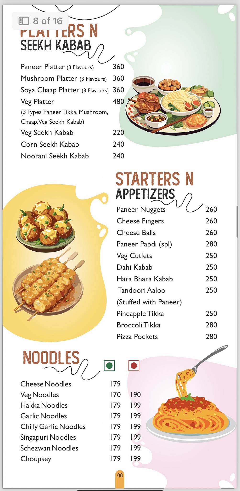 Tikka Express menu