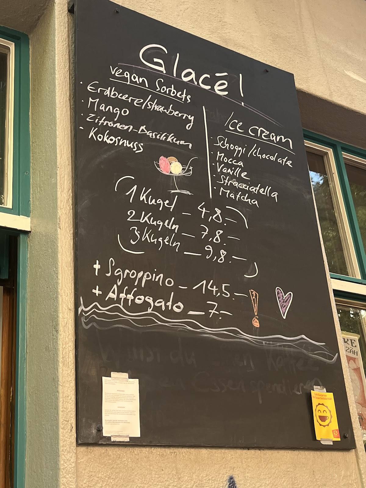 Menu di Zähringer 