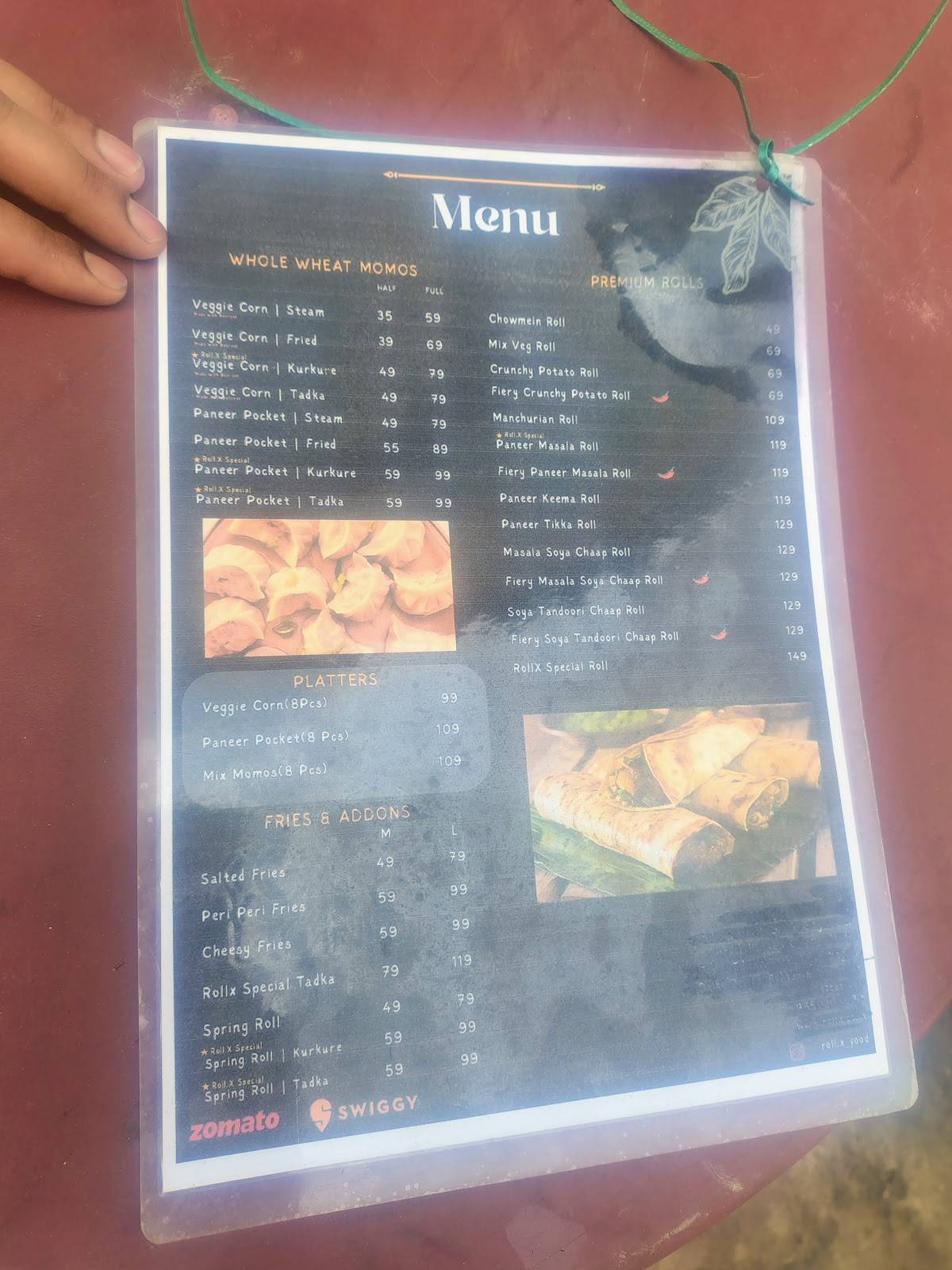 Zaika Restaurant menu