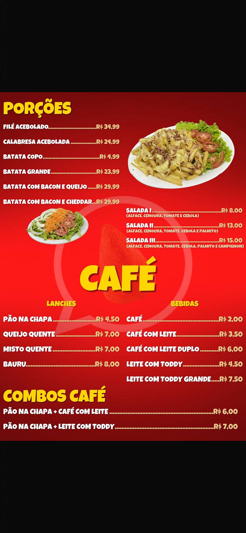 Zap Zap Restaurante (Botucatu) cardápio