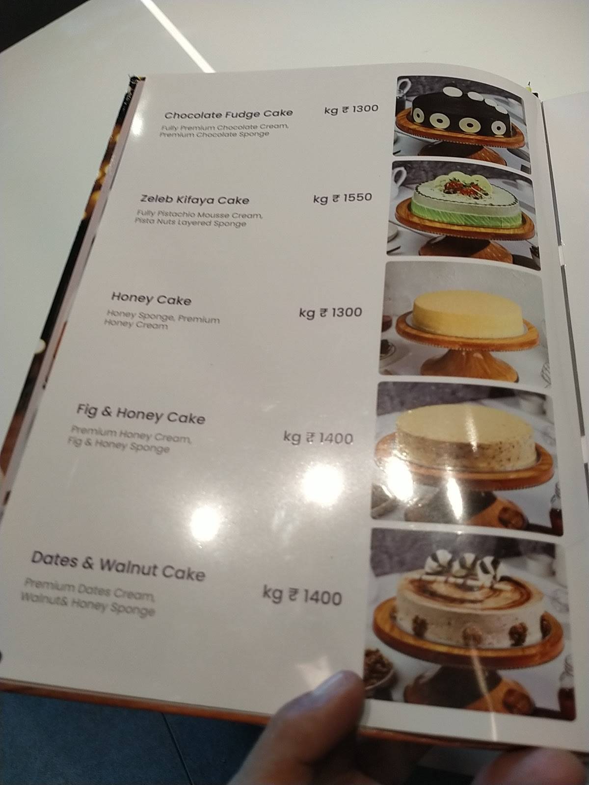 Zelebrae Pastries & Cafe menu