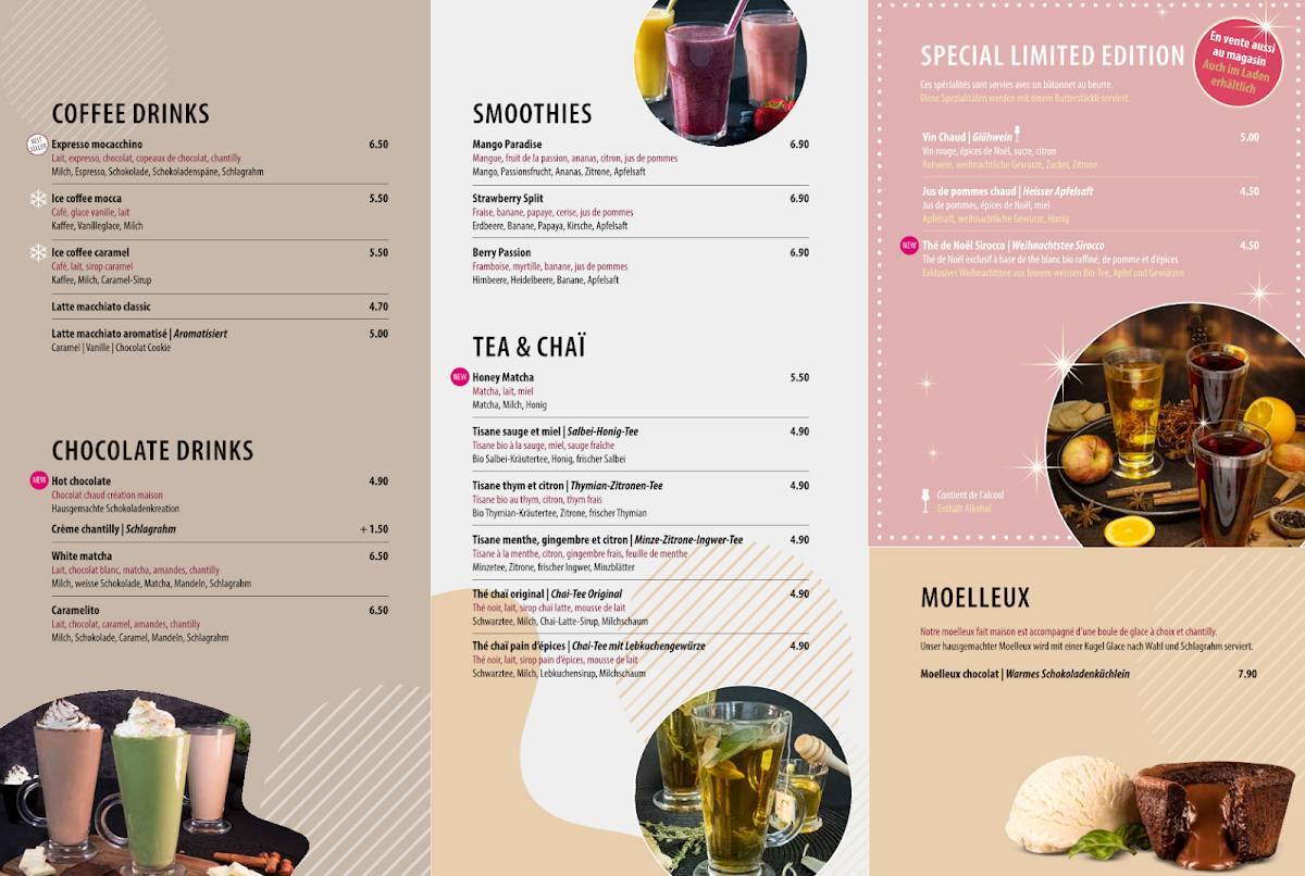 Menu di Zenhäusern 