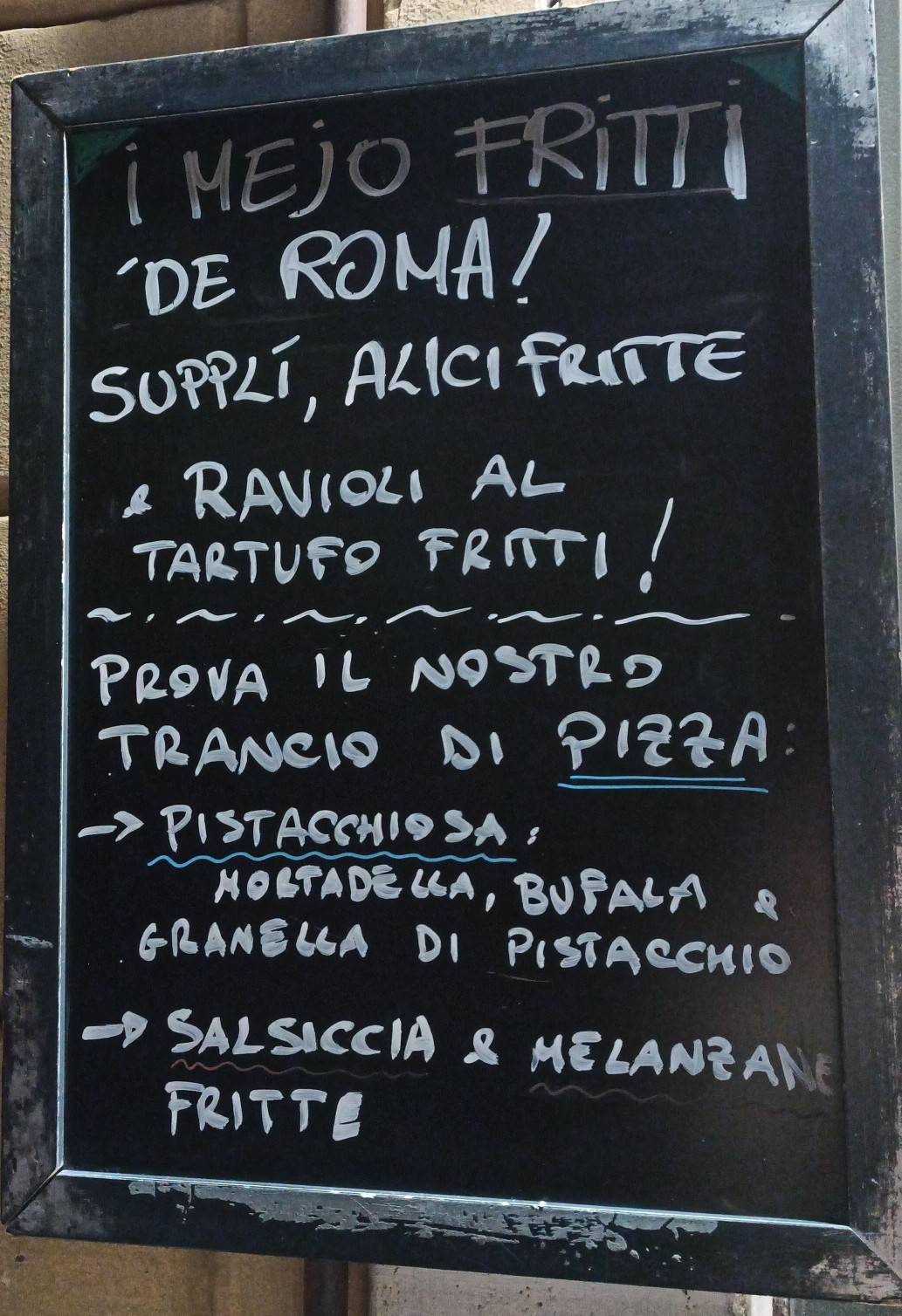 Menu di Zizzi Pizza - Laboratorio artigianale 