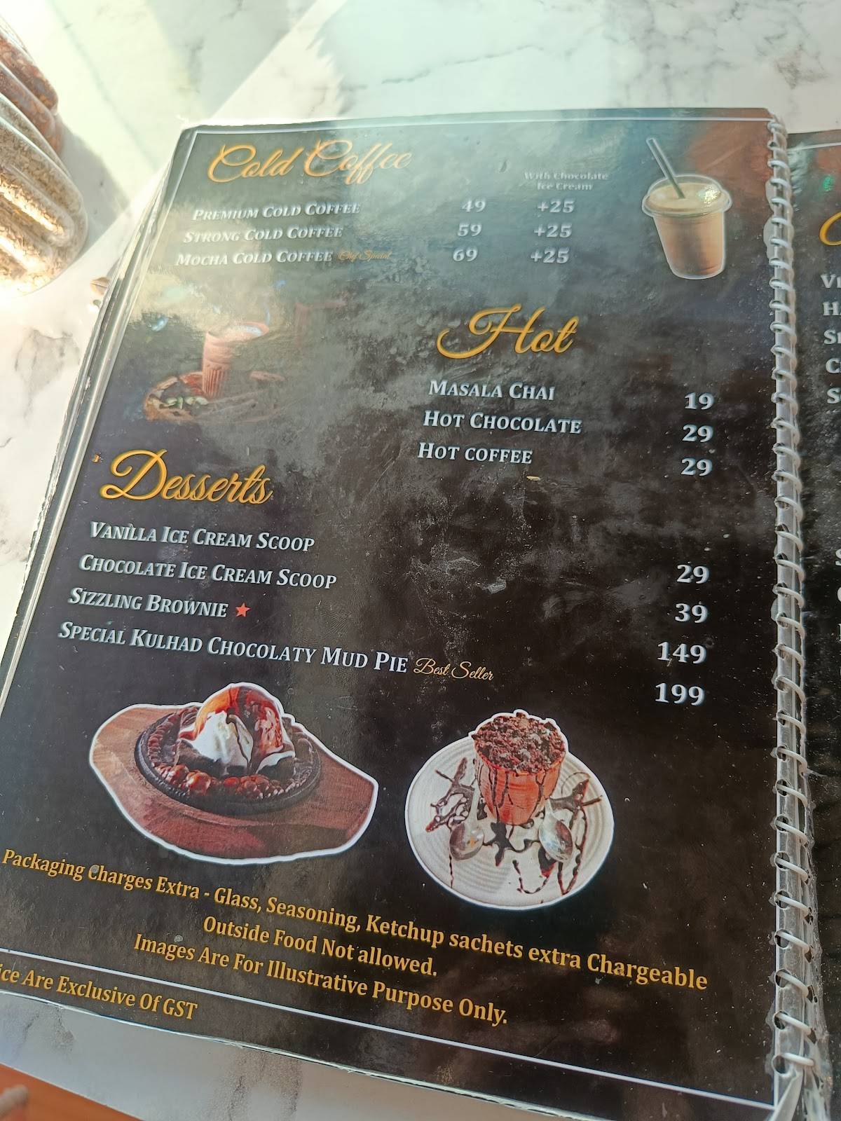 Zorko Vikasnagar menu