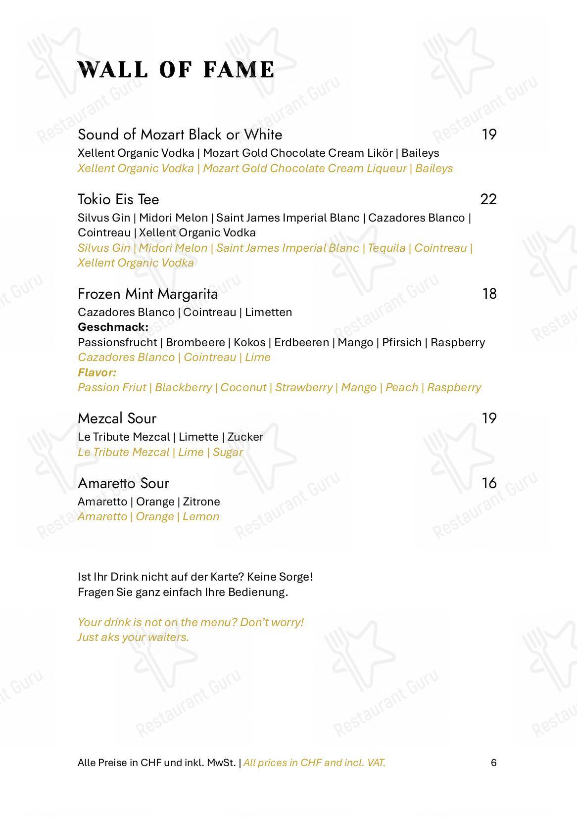 Основное меню per Zum Königstuhl - Schweizer Restaurant in Zürich Niederdorf in Zurigo