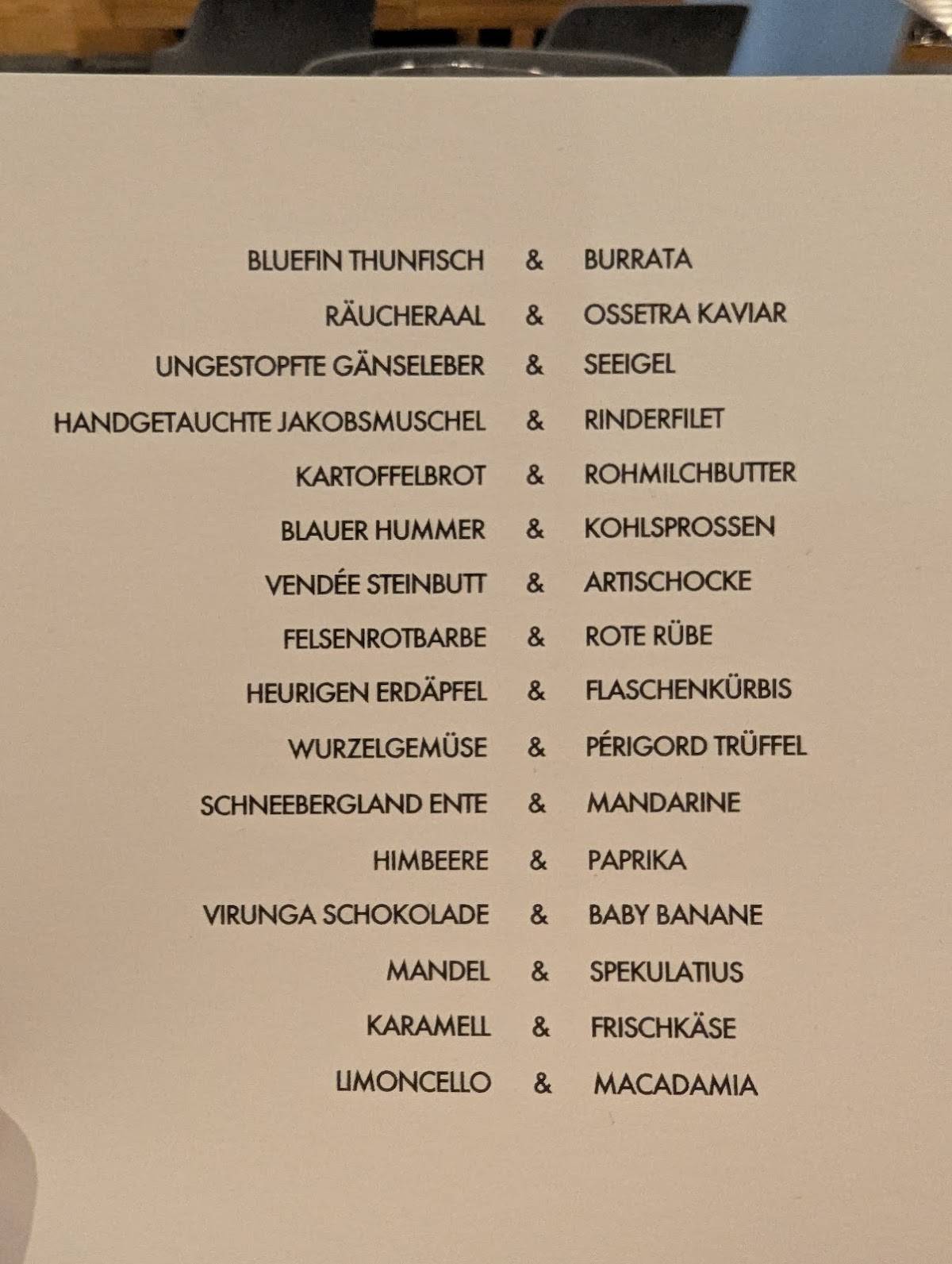 Menu de [aend]