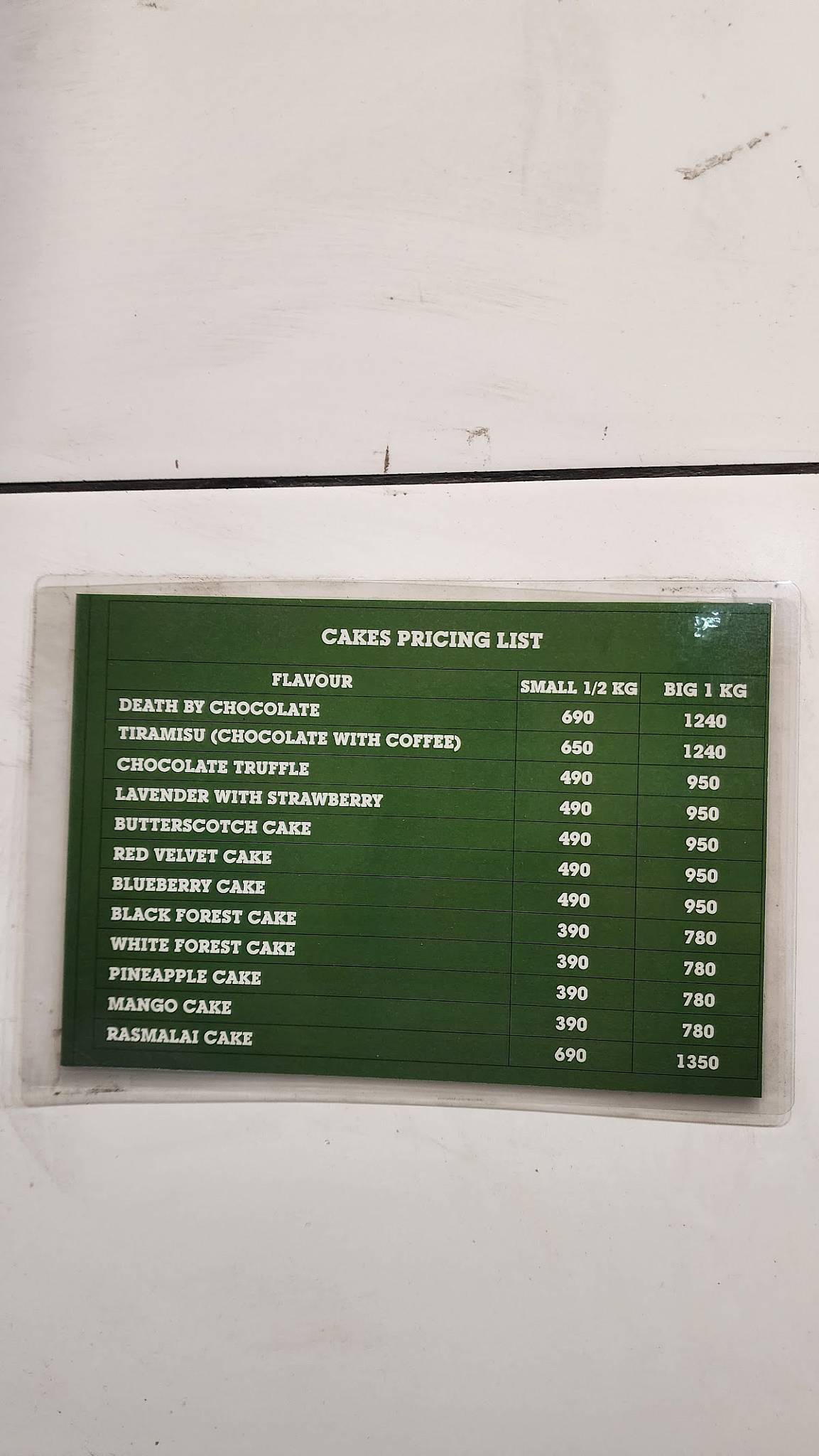 baky bakery menu