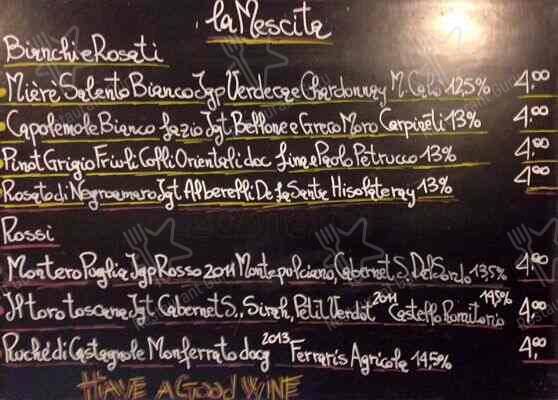 Menu di Casa Mangiacotti 