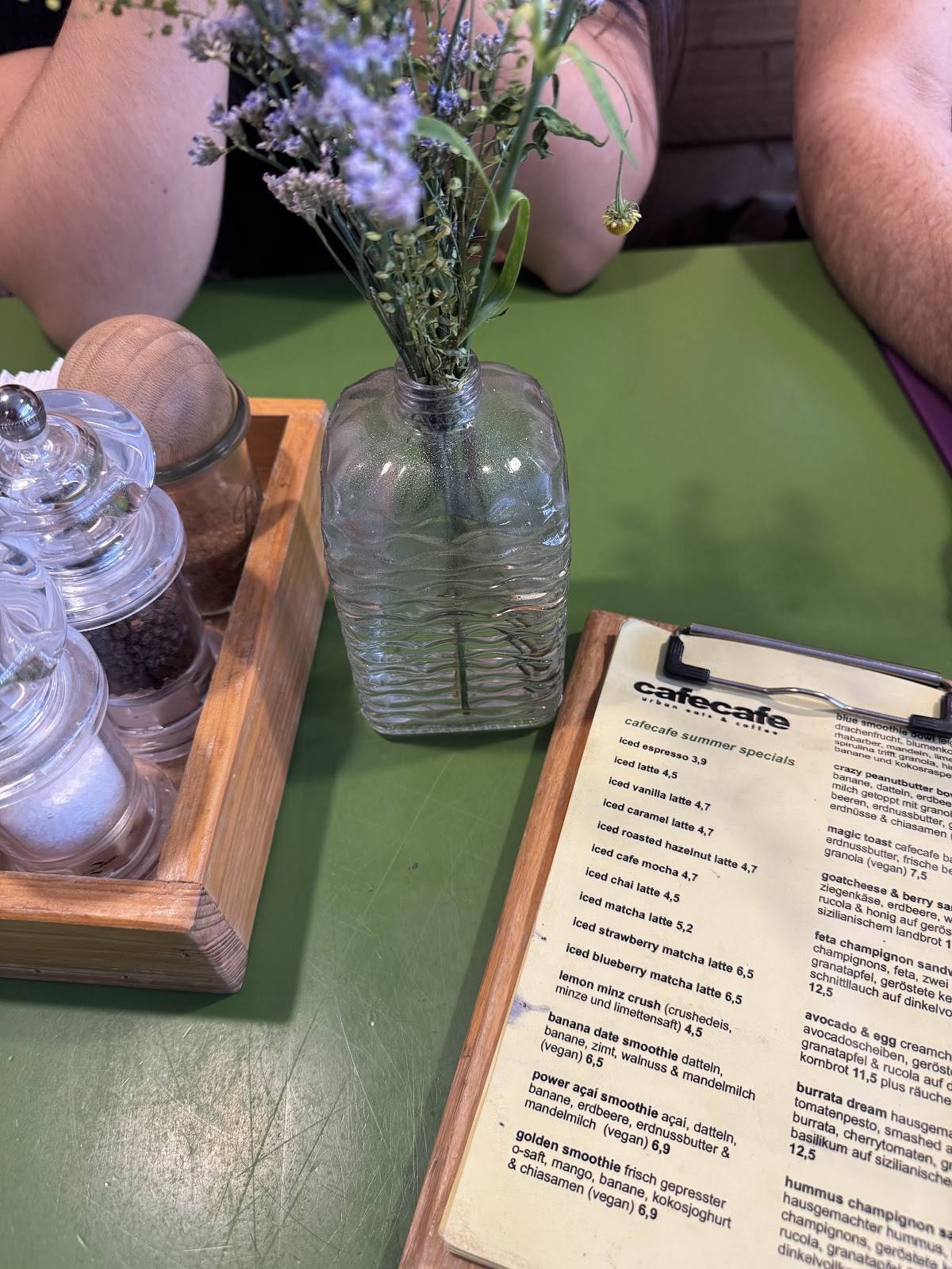 Menu de cafecafe - Köln