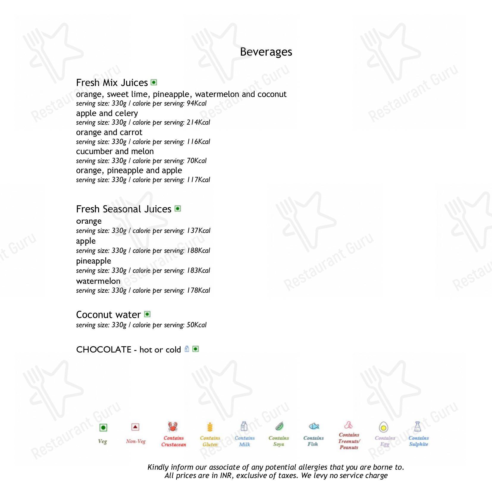 Citrus - Fine Dining Restaurant - Menu