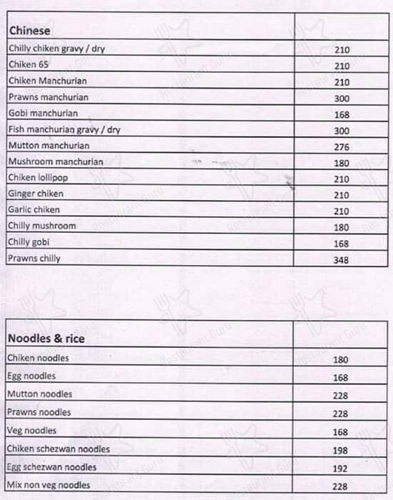 Lahab Mandi & BBQ menu
