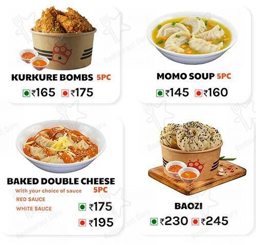 Fat Tiger menu