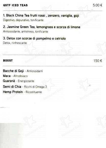 Menu di God Save The Food - Tortona 