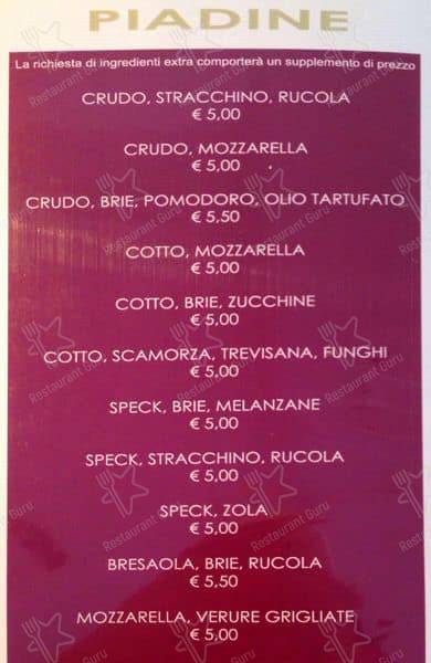 Menu di Pacino Cafè 