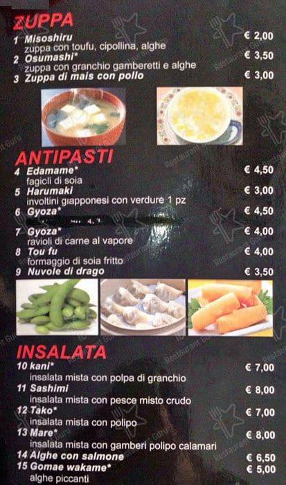 Menu di Coco Ristorante Sushi 