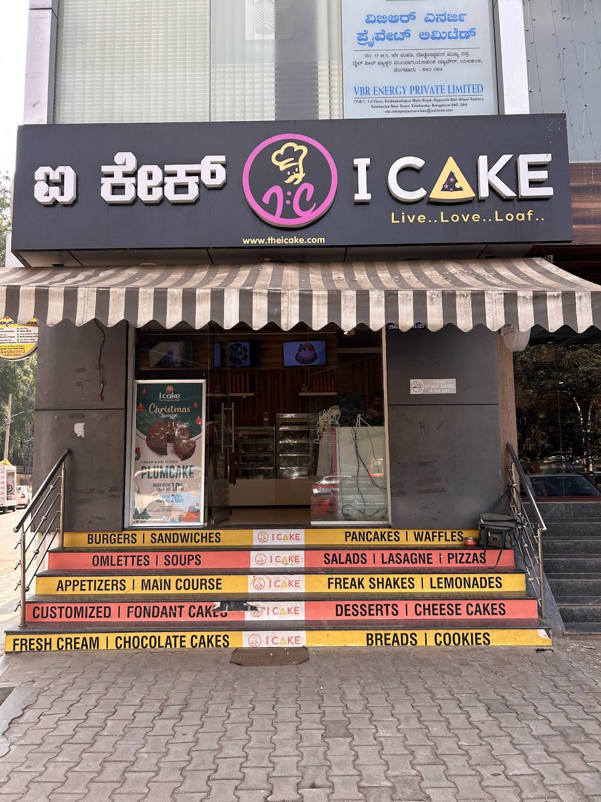 iCake Yelahanka menu
