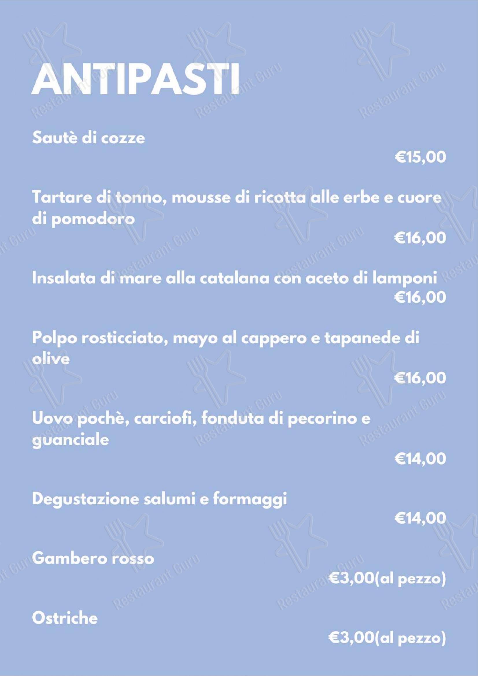 Kelos Restaurant Olbia in Olbia - Menu bar