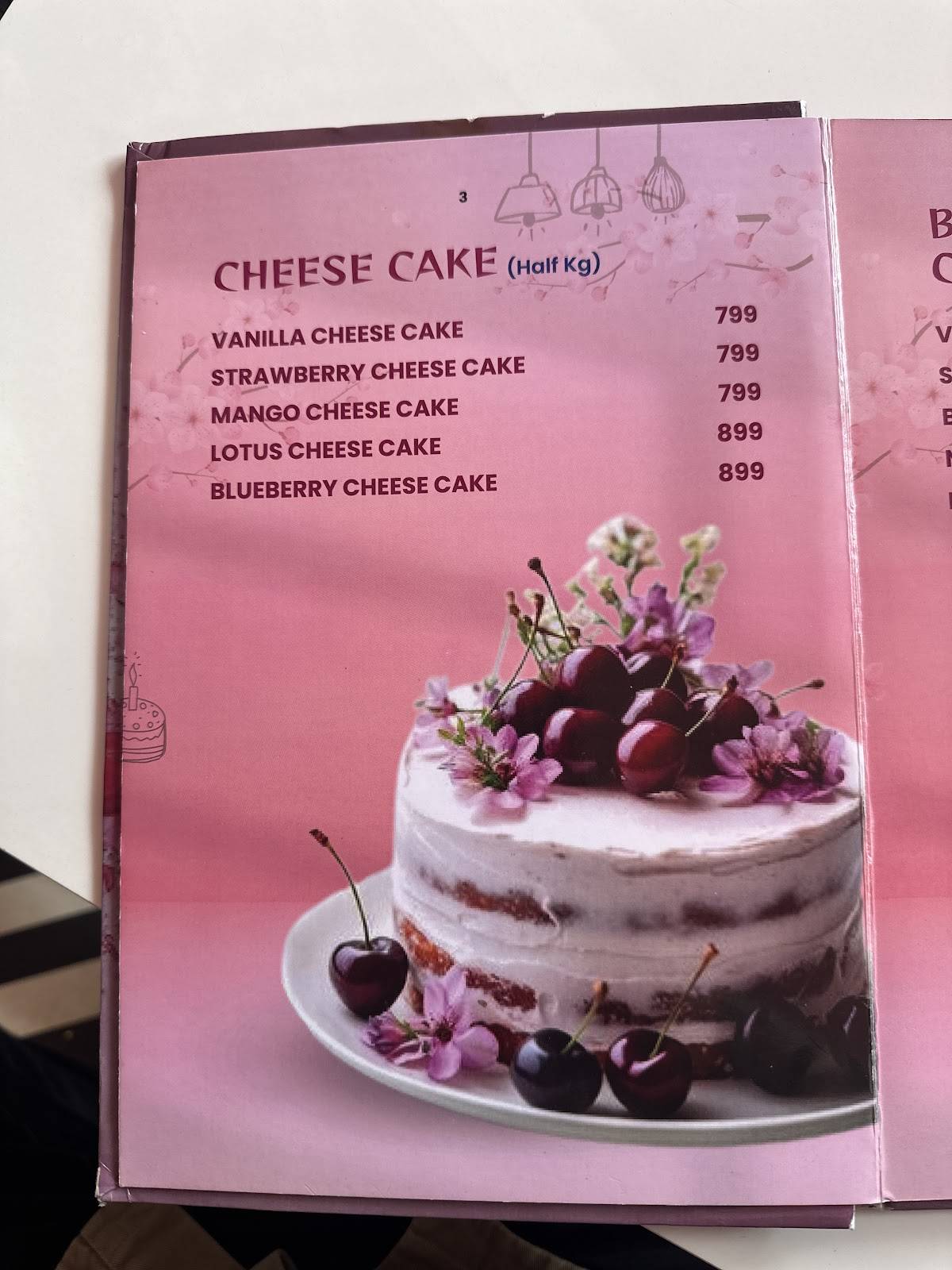 lavesta pink cafe menu