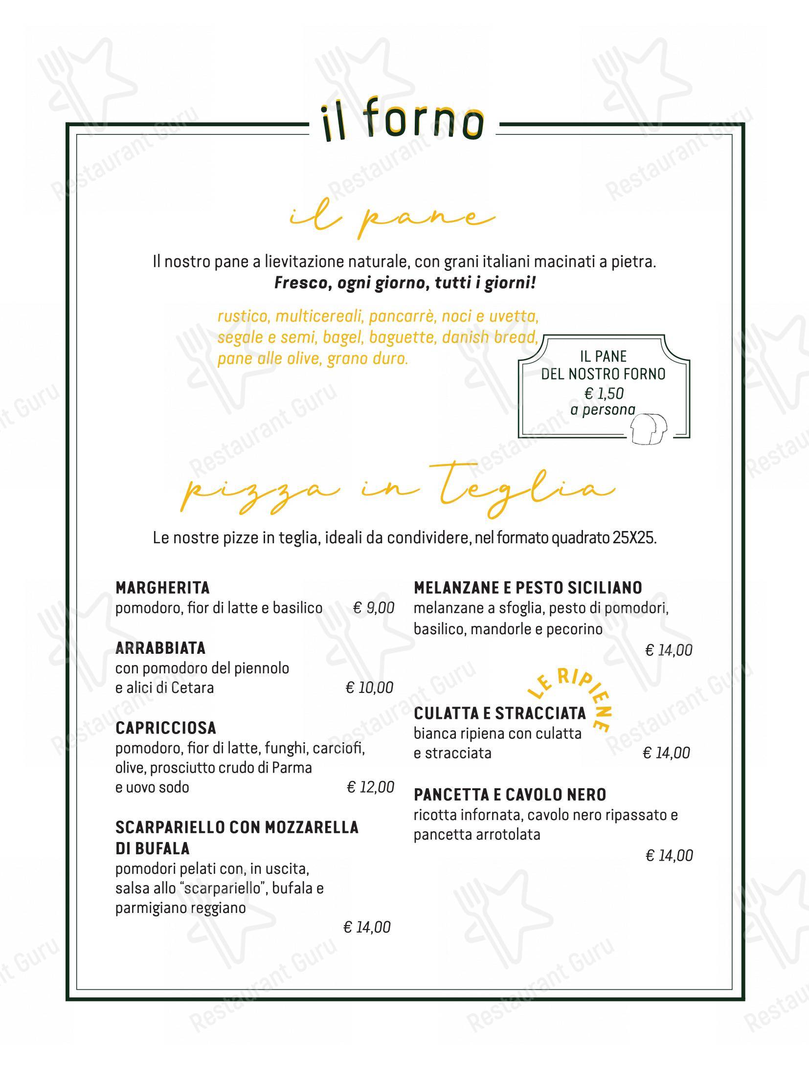 Menu per Cresci in Roma
