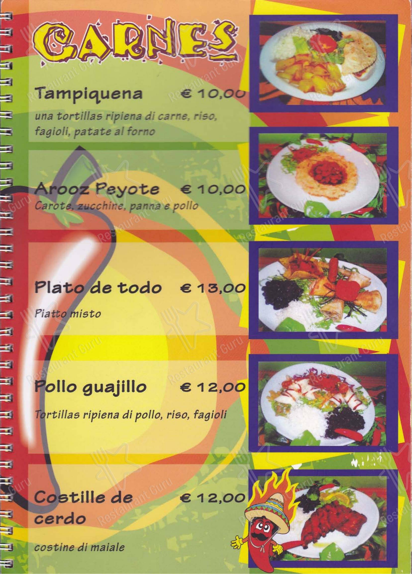 Menu di El Mosquito - Детское