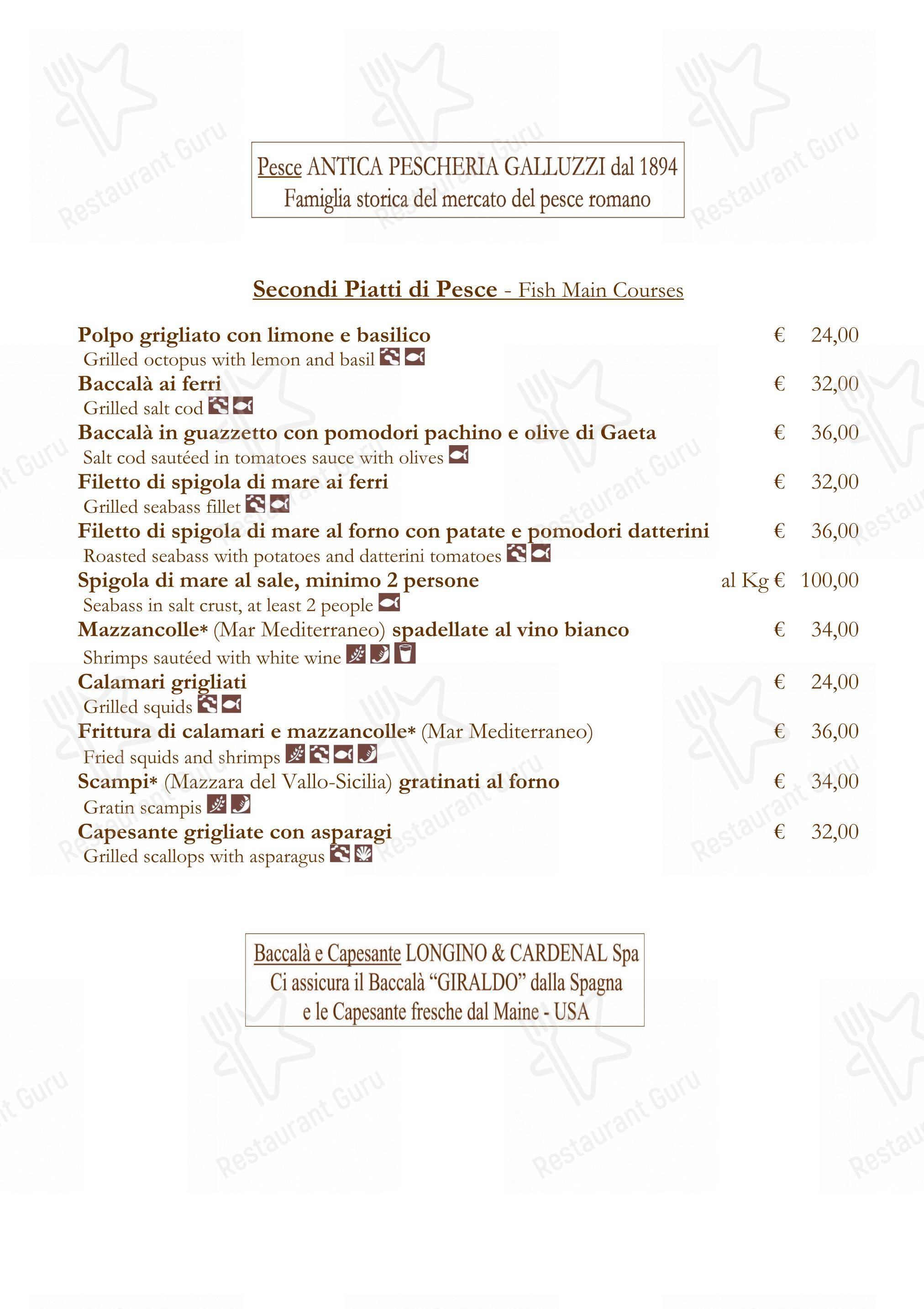 Menu bar per La Matriciana Dal 1870 ristorante