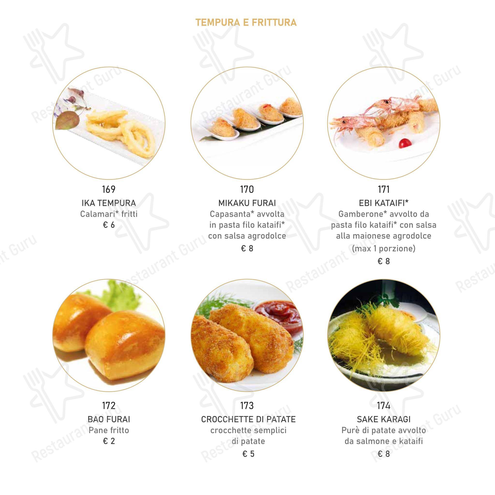Menu di Mikaku sushi - Menu