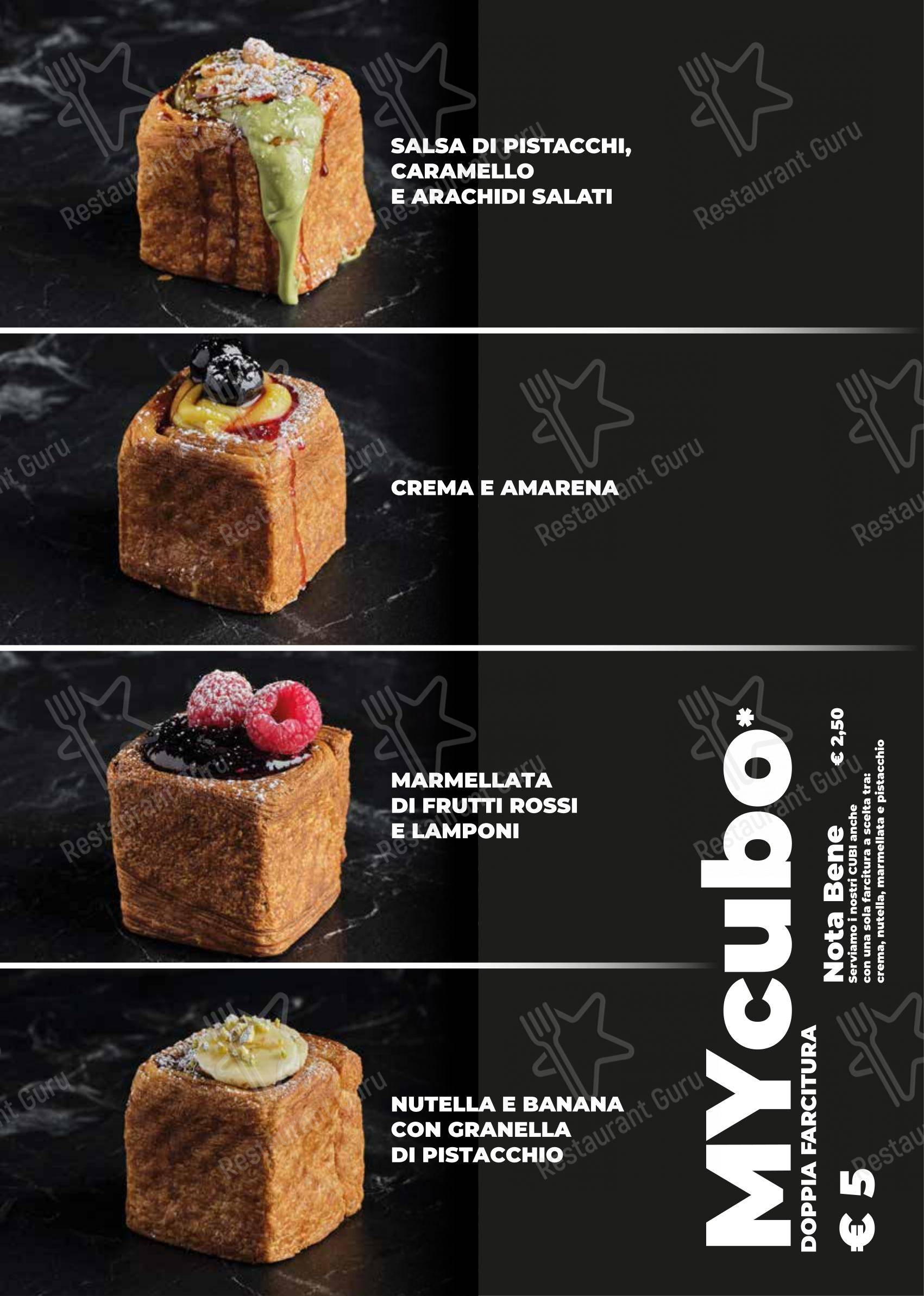 Menu per My Day in Bari