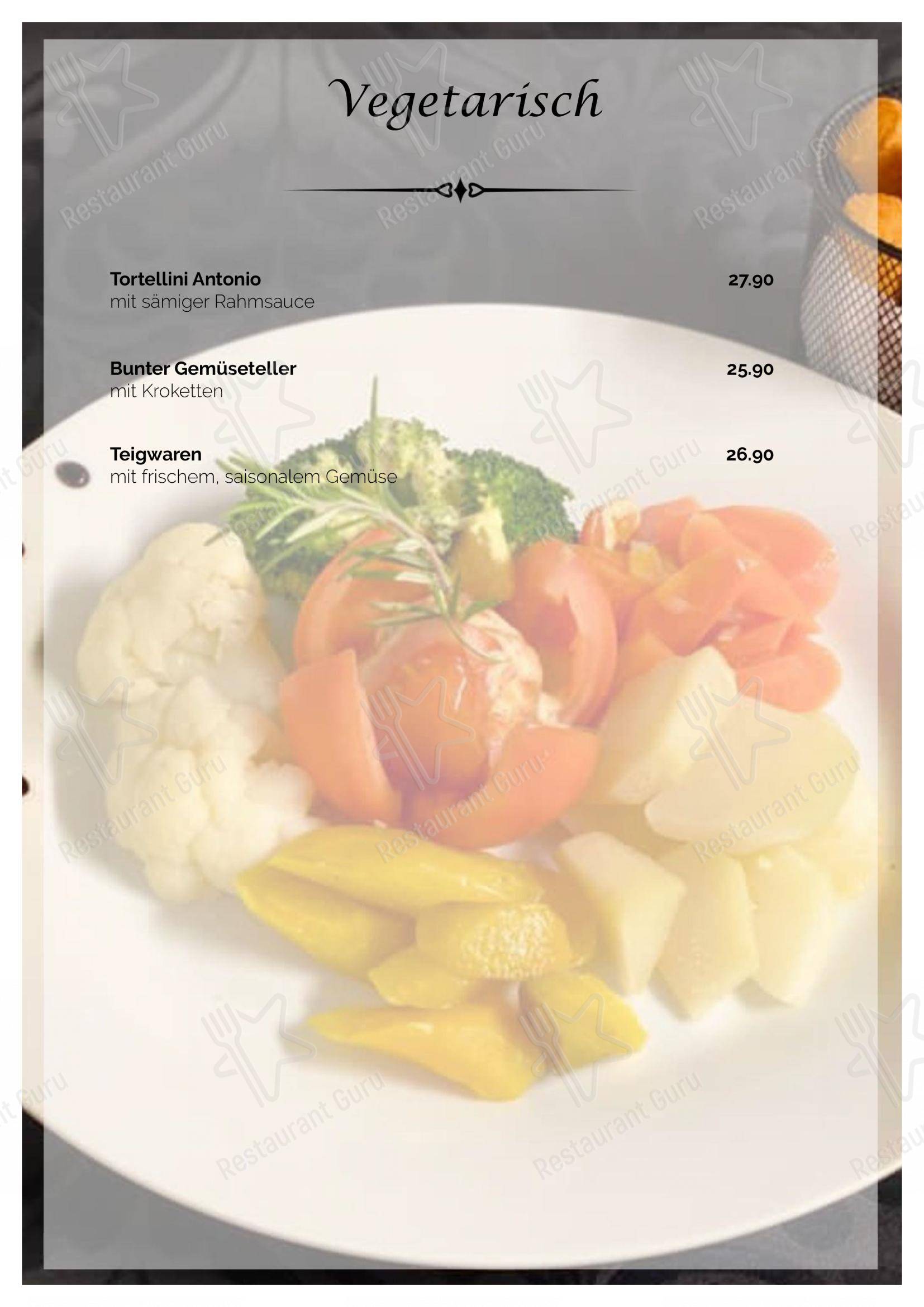 Menu bar per Restaurant Kanönli in Thun
