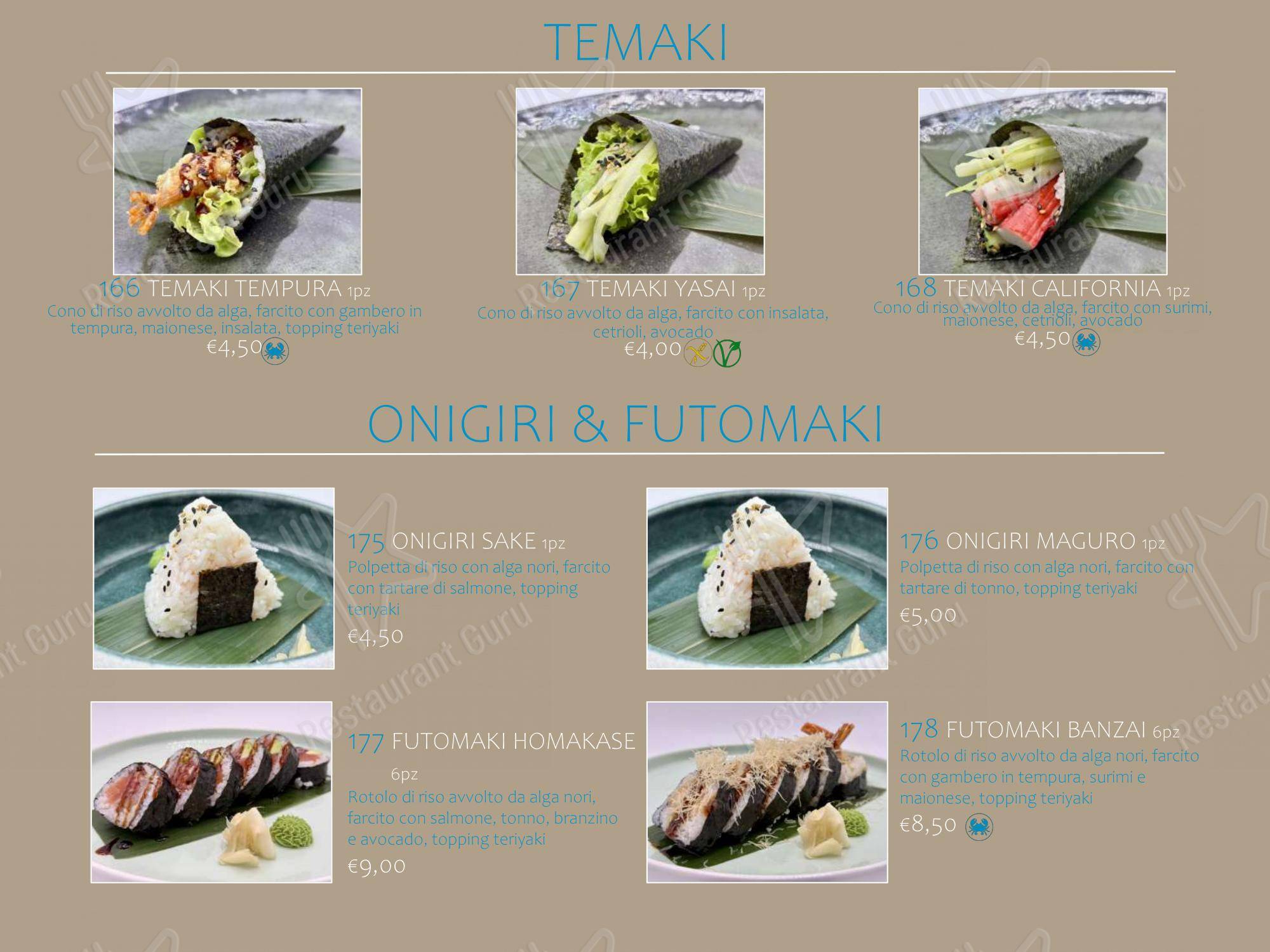 Menu per Ristorante Asia in Jesi