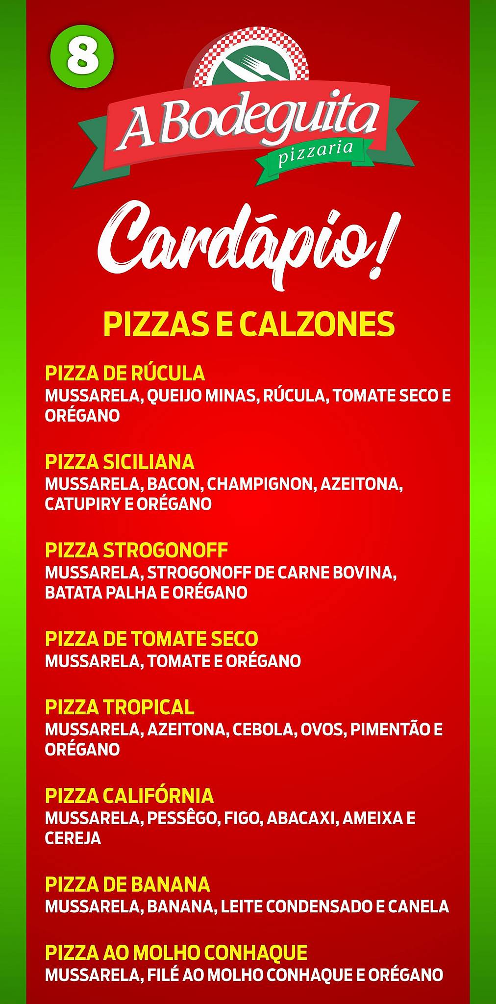 Degustare cardápio