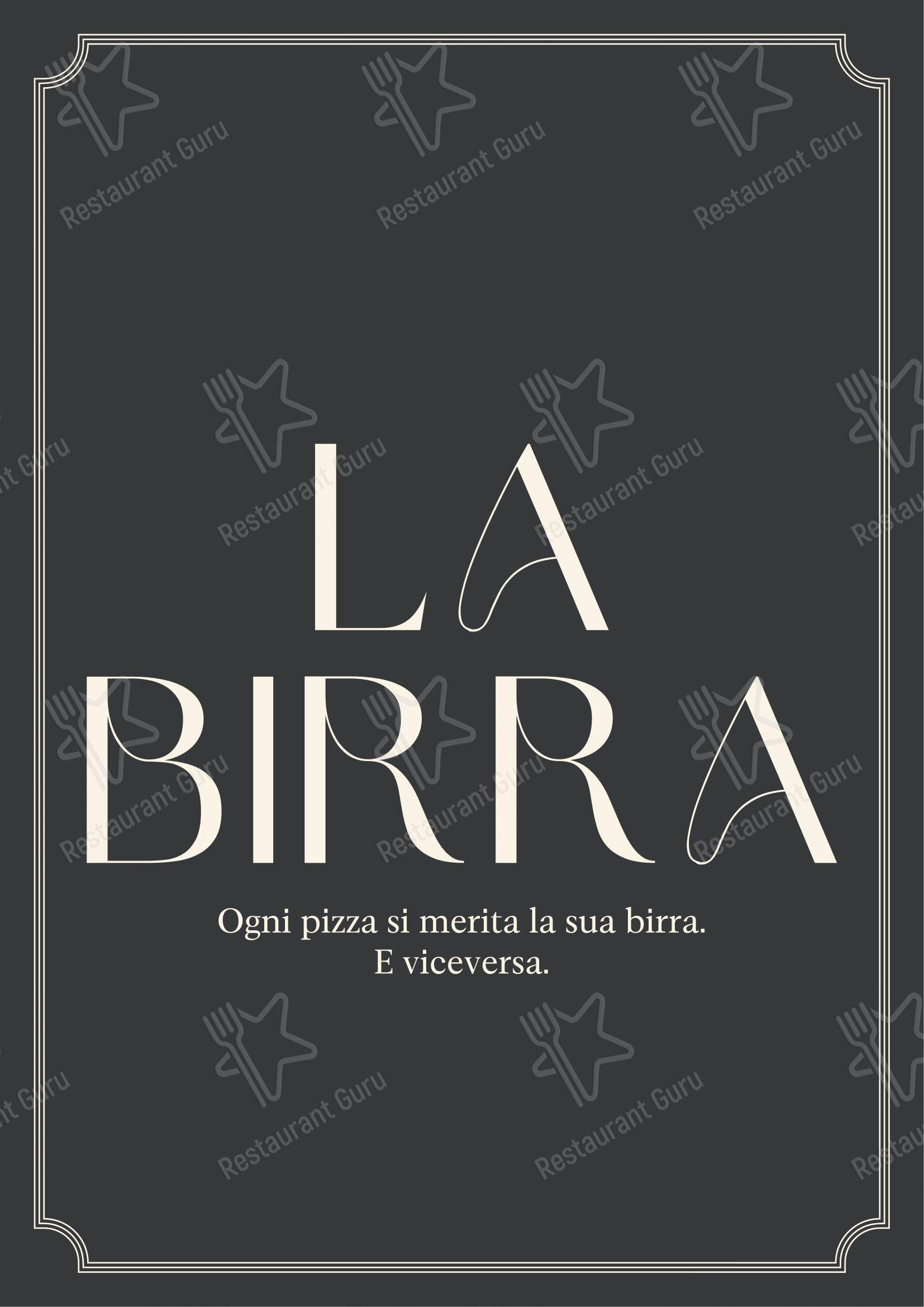 Menu di ’a Puteca - Menu bar