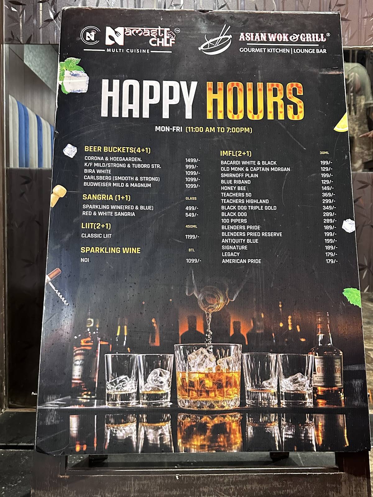 ASIAN WOK & GRILL Multi Cuisine Restaurant in nashik Asian Food Chinese Food Thai Food menu