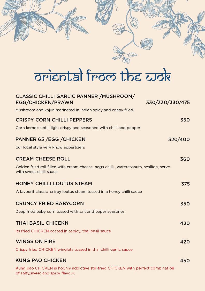 Aangan Restro Bar menu