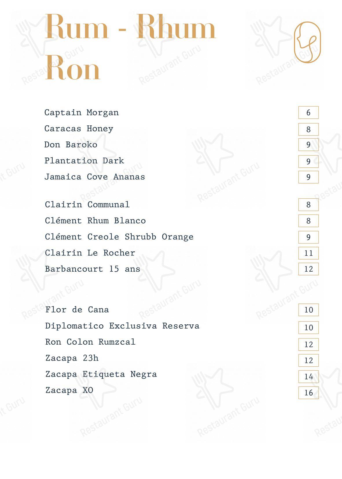 菜单 per Agnese bistrot pub & bar
