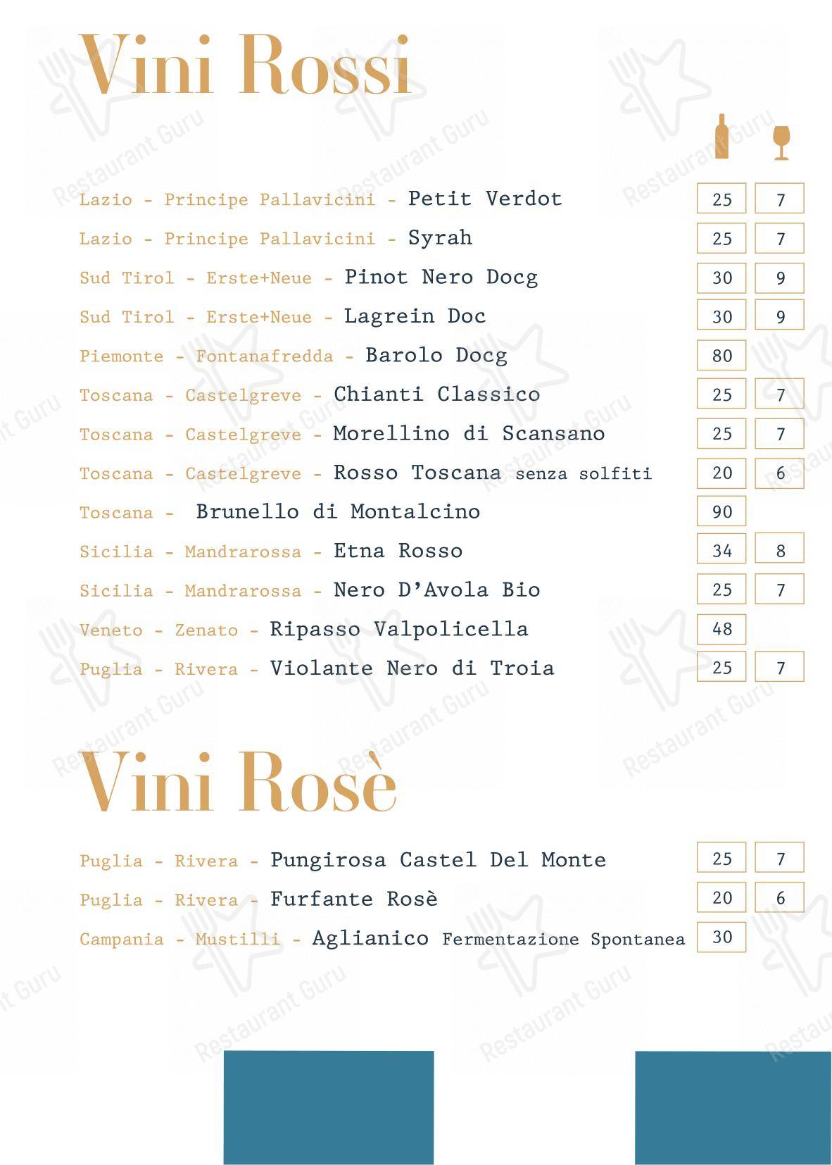 Agnese bistrot in Lido di Ostia - 菜单