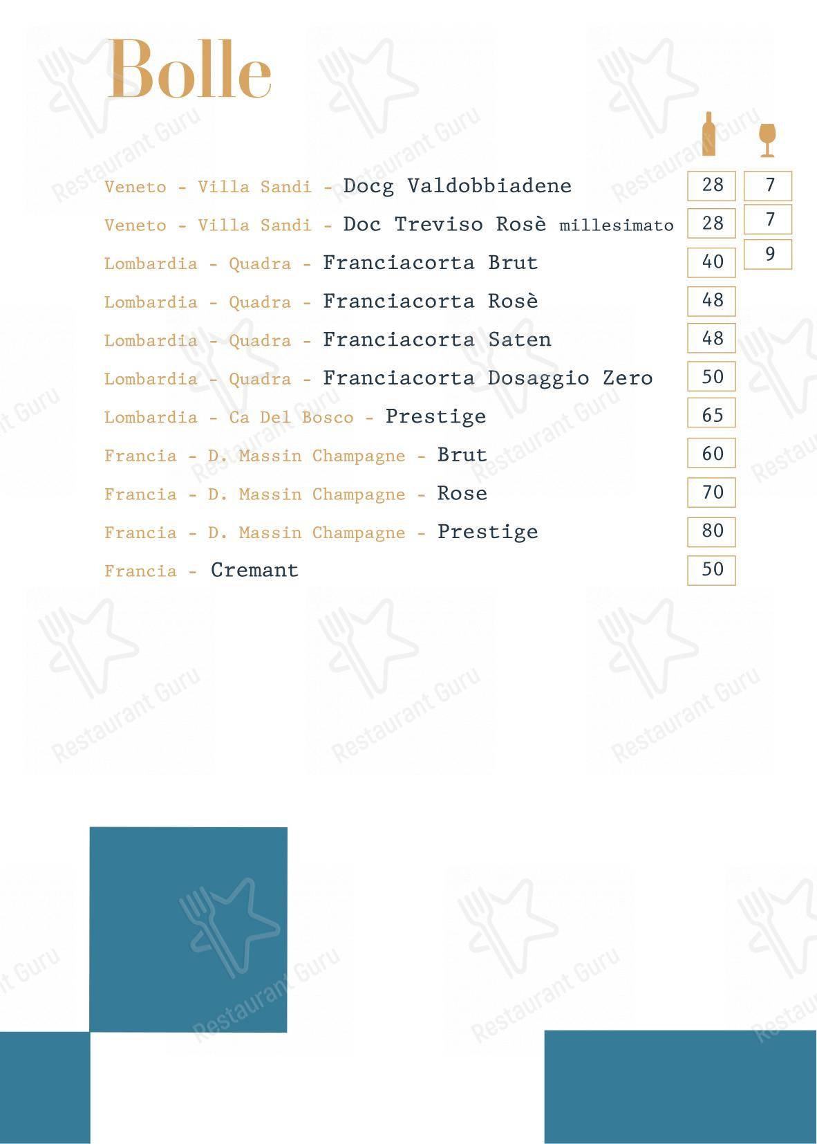 Menu di Agnese bistrot - 菜单