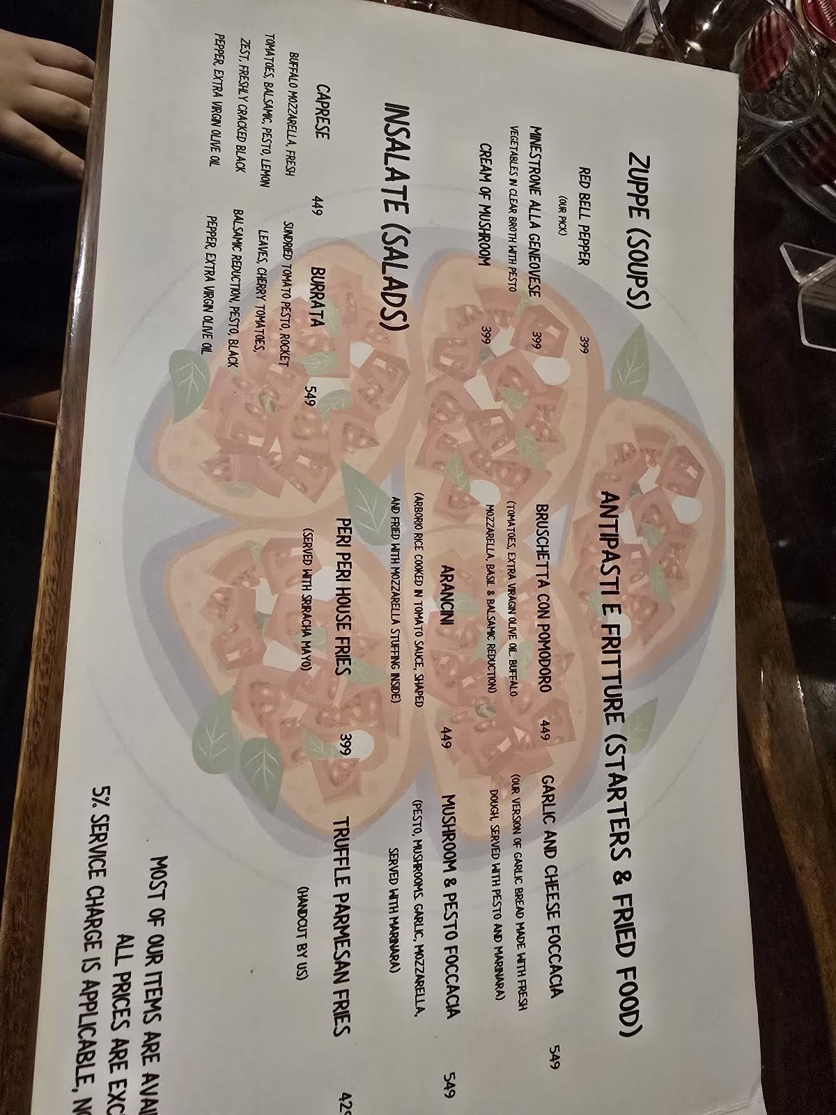 Sale & Pepe - Ristorante Italiano menu