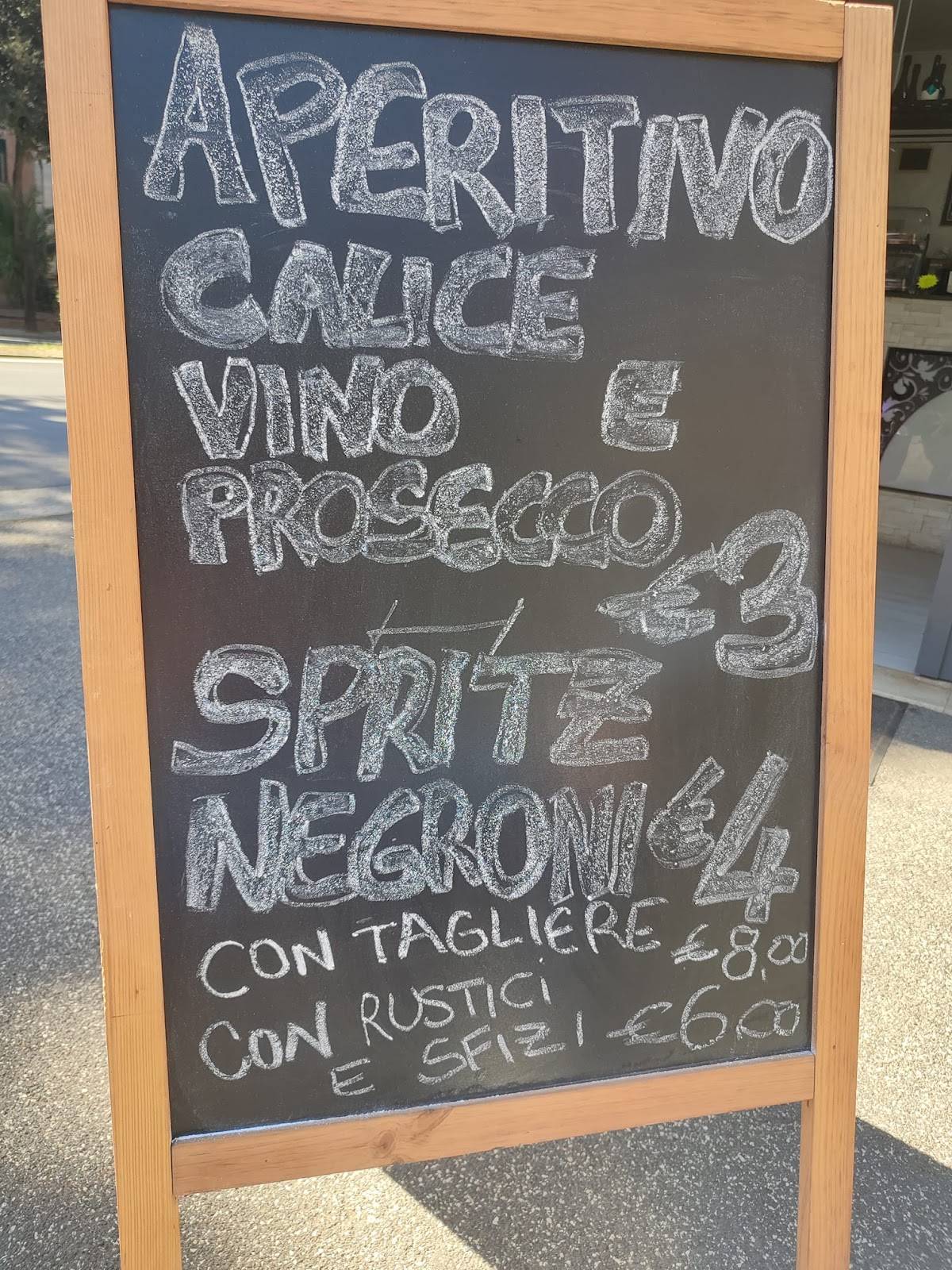 Menu de Al Baretto