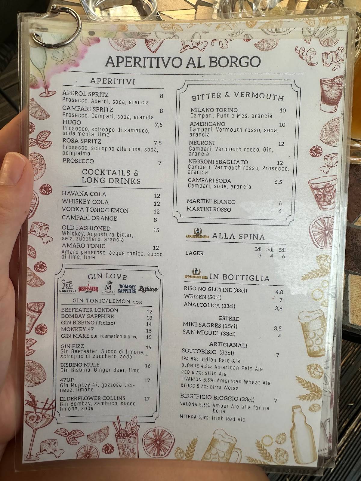 Menu di Al Borgo Bistrot 