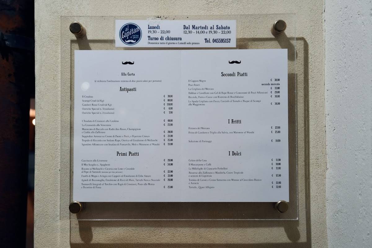 Menu di Al Capitan Della Cittadella 
