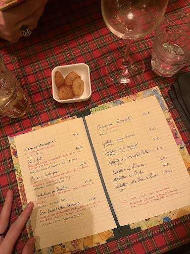 Menu de Al Garghet