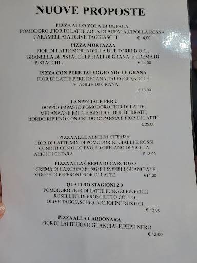 Menu di Albachiara 