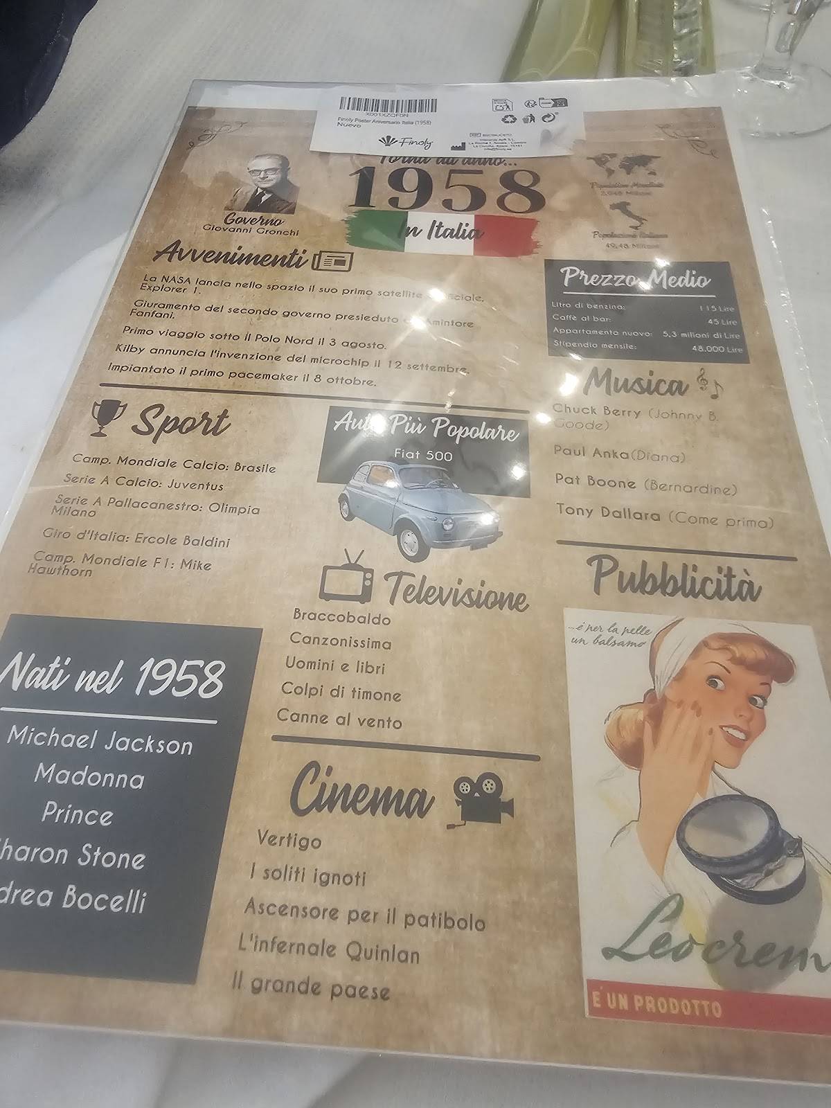 Menu di Albergo Ristorante Nazionale 